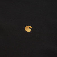 Carhartt Chase T-Shirt - Black / Gold thumbnail