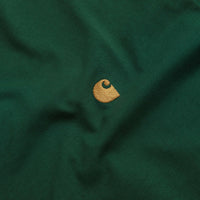 Carhartt Chase T-Shirt in Chervil and Gold thumbnail