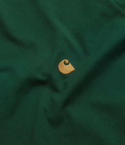 Carhartt Chase T-Shirt in Chervil and Gold
