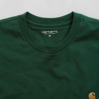 Carhartt Chase T-Shirt in Chervil and Gold thumbnail