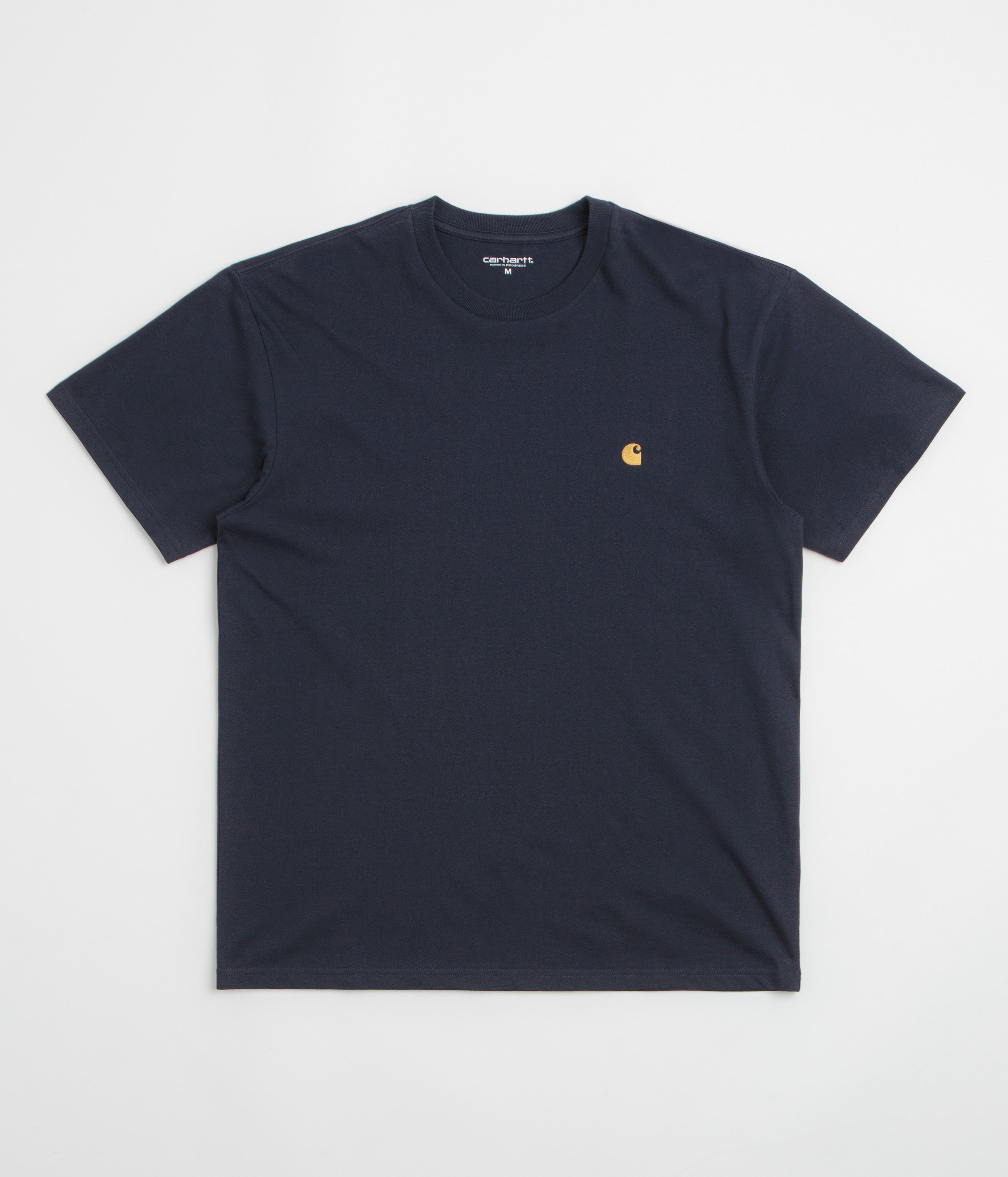 Carhartt Chase T-Shirt - Dark Navy / Gold