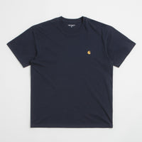 Carhartt Chase T-Shirt - Dark Navy / Gold thumbnail
