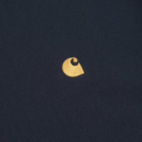 Carhartt Chase T-Shirt - Dark Navy / Gold thumbnail