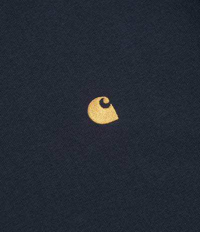 Carhartt Chase T-Shirt - Dark Navy / Gold