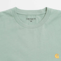 Carhartt Chase T-Shirt in Frosted Green and Gold thumbnail