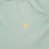Carhartt Chase T-Shirt in Frosted Green and Gold thumbnail