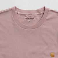 Carhartt Chase T-Shirt - Glassy Pink / Gold thumbnail