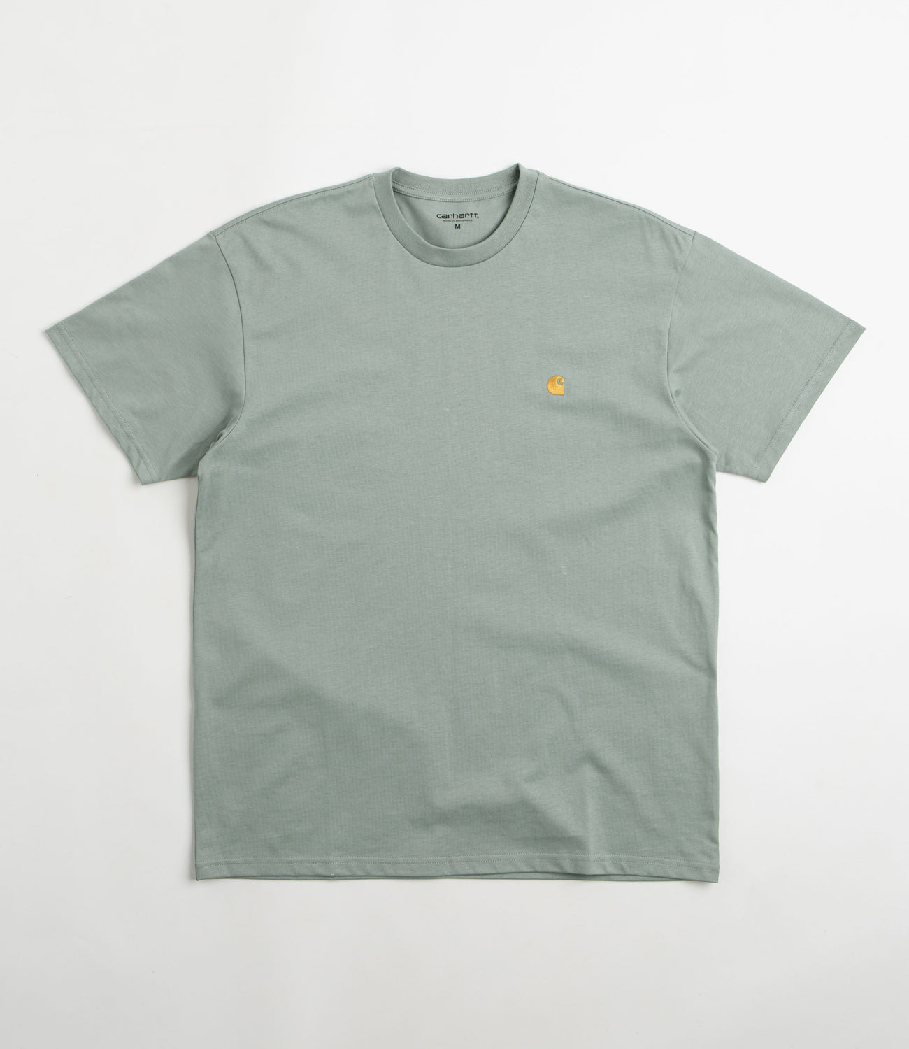 Carhartt Chase T-Shirt - Glassy Teal / Gold | Flatspot
