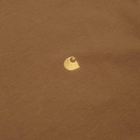 Carhartt Chase T-Shirt in Hamilton Brown and Gold thumbnail