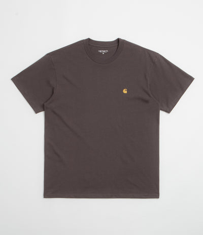 Carhartt Chase T-Shirt - Shale / Gold