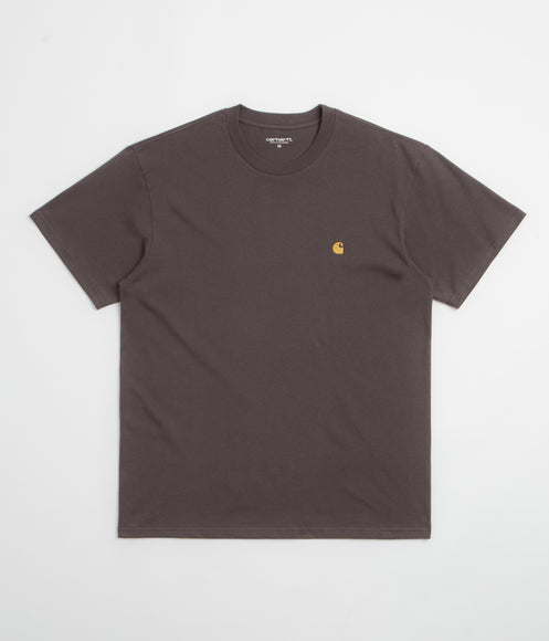 Carhartt Chase T-Shirt - Shale / Gold