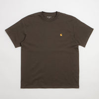 Carhartt Chase T-Shirt - Shungite / Gold thumbnail