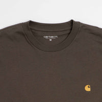 Carhartt Chase T-Shirt - Shungite / Gold thumbnail