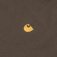 Carhartt Chase T-Shirt - Shungite / Gold thumbnail