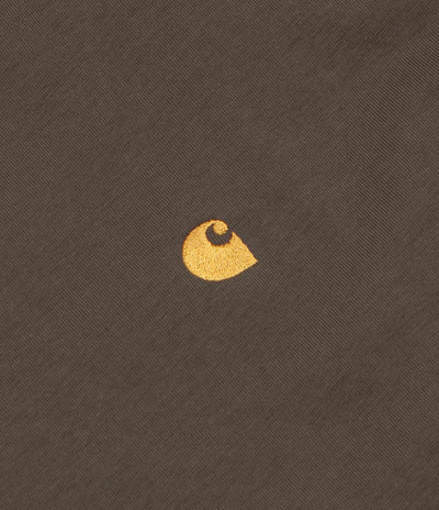 Carhartt Chase T-Shirt - Shungite / Gold