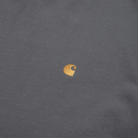 Carhartt Chase T-Shirt - Styx / Gold thumbnail