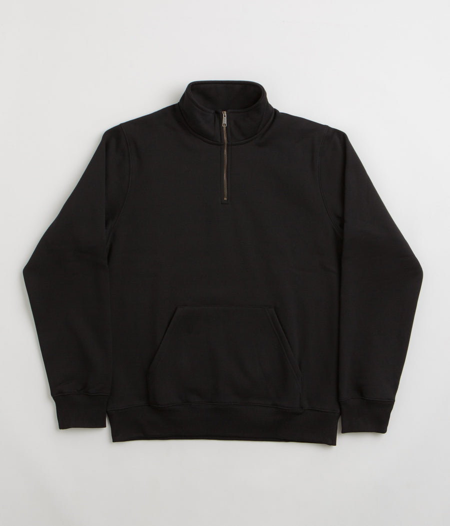 Carhartt Chase Zip Neck Sweatshirt in Black and Gold