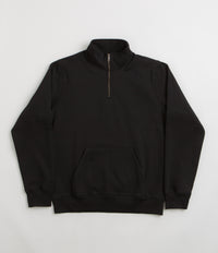 Carhartt Chase Zip Neck Sweatshirt in Black and Gold