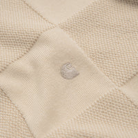 Carhartt Checker Polo Shirt in Fleur De Sel thumbnail