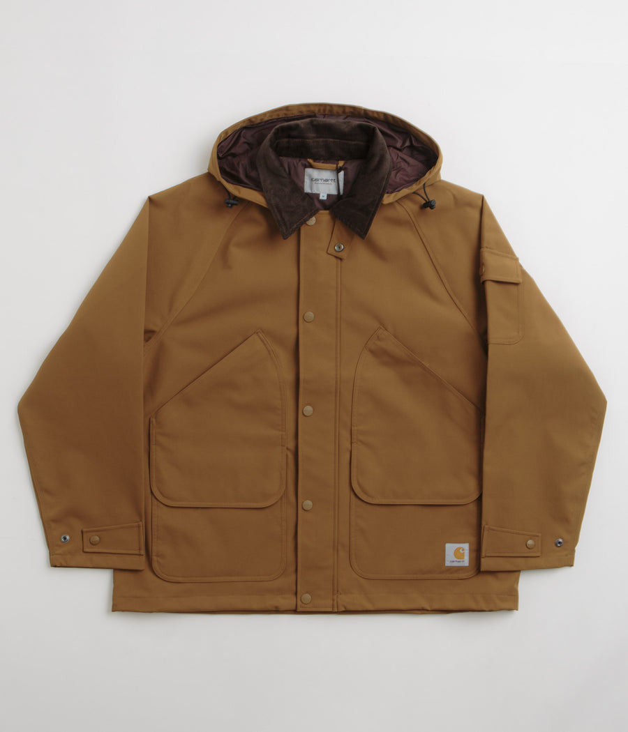 Carhartt Clarton Jacket in Hamilton Brown and Tobacco
