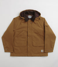 Carhartt Clarton Jacket in Hamilton Brown and Tobacco