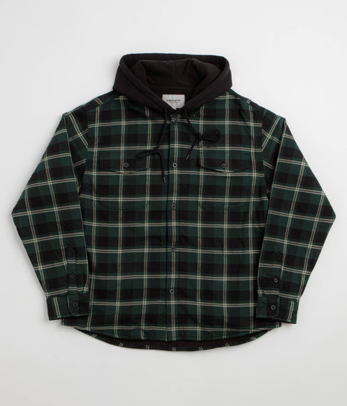 Carhartt Cobrin Shirt Jacket - Cobrin Check, Dark Scarab