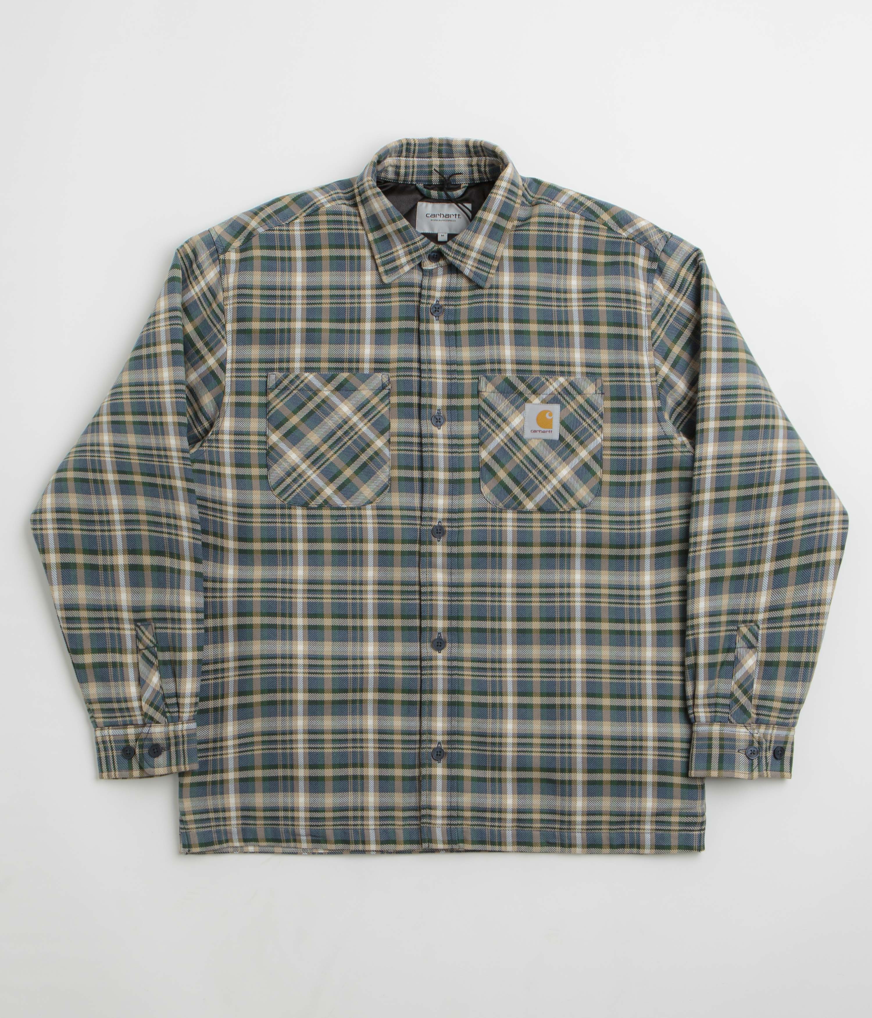 Carhartt Cronyn Shirt Jacket in Cronyn Check and Dark Navy