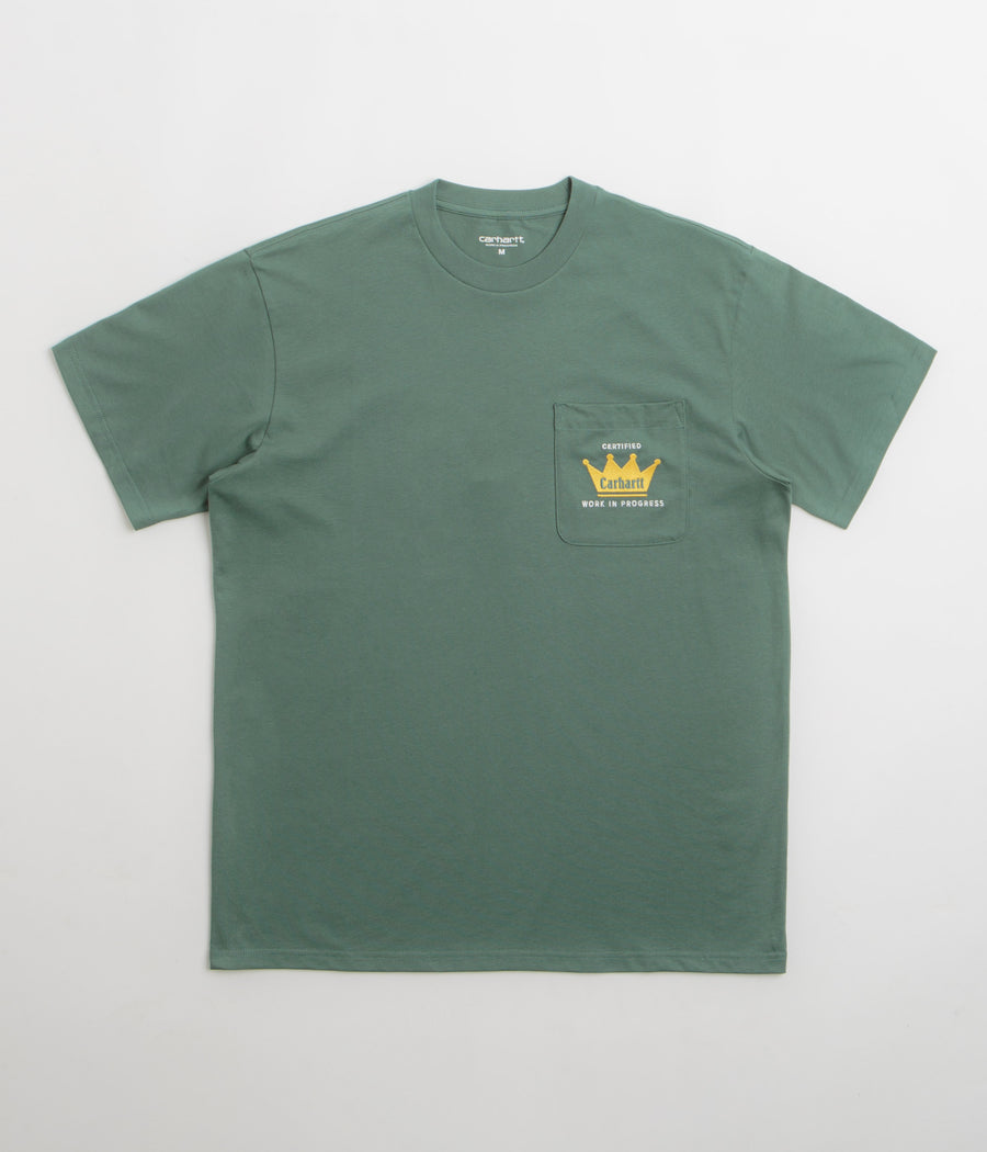 Carhartt Crown Pocket T-Shirt in Silver Pine