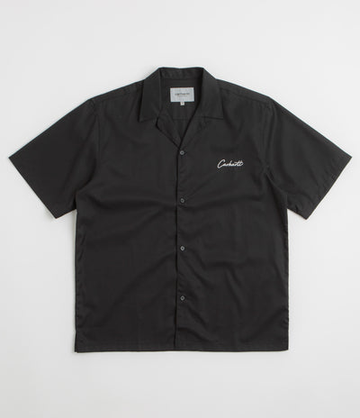 Carhartt Delray Short Sleeve Shirt - Black / White