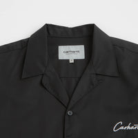 Carhartt Delray Short Sleeve Shirt - Black / White thumbnail