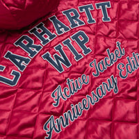 Carhartt Denim OG Active Jacket in Blue and USA Red thumbnail