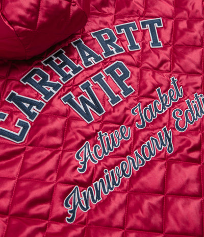 Carhartt Denim OG Active Jacket in Blue and USA Red