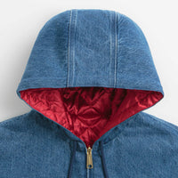 Carhartt Denim OG Active Jacket in Blue and USA Red thumbnail