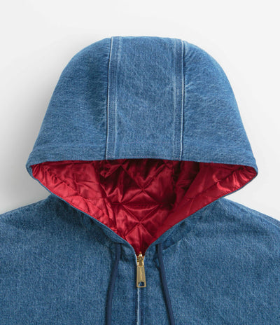 Carhartt Denim OG Active Jacket in Blue and USA Red