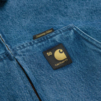 Carhartt Denim OG Active Jacket in Blue and USA Red thumbnail