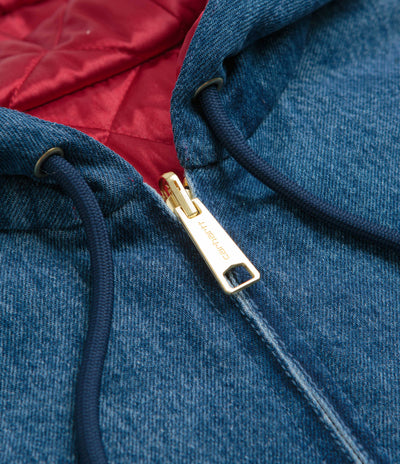 Carhartt Denim OG Active Jacket in Blue and USA Red