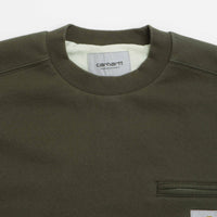 Carhartt Detroit Crewneck Sweatshirt in Olive thumbnail