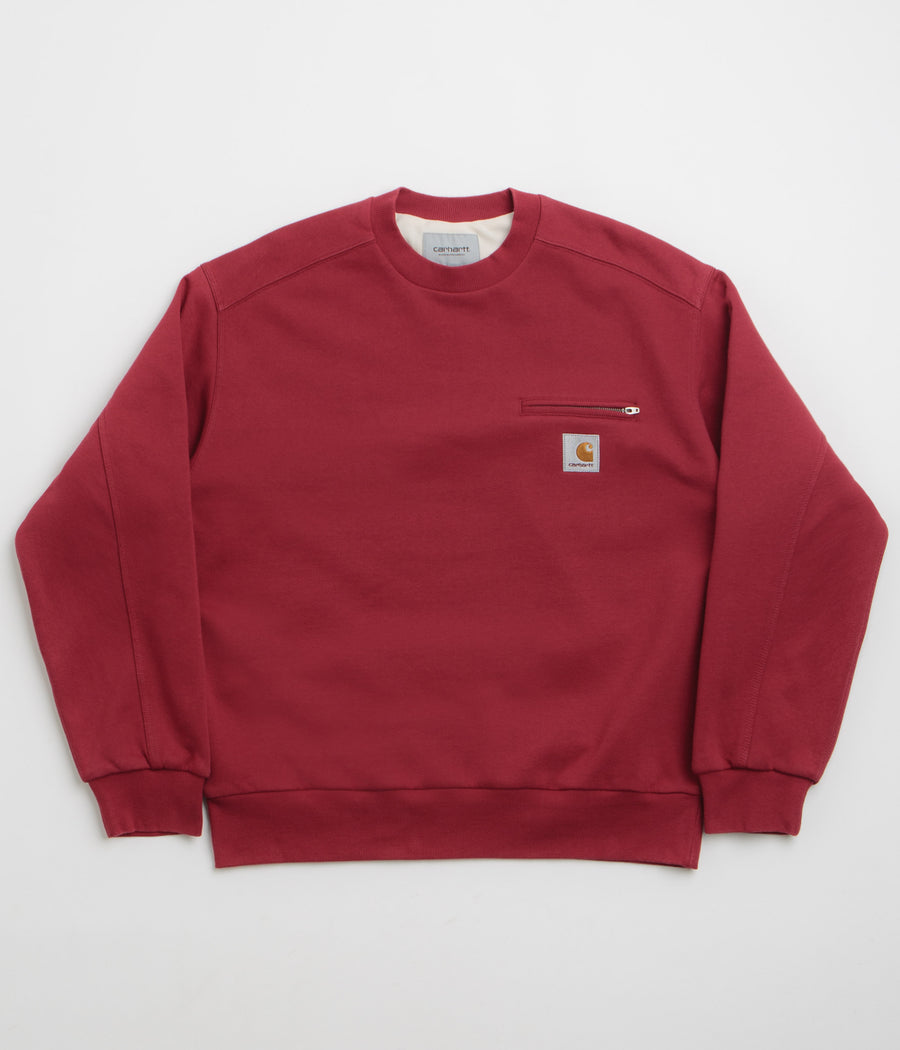 Carhartt Detroit Crewneck Sweatshirt in Scarlet