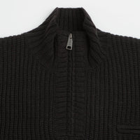 Carhartt Detroit Half Zip Sweatshirt - Black thumbnail