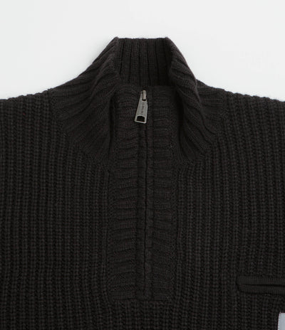 Carhartt Detroit Half Zip Sweatshirt - Black