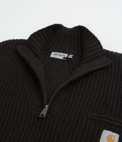 Carhartt Detroit Half Zip Sweatshirt - Black