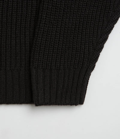 Carhartt Detroit Half Zip Sweatshirt - Black