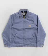 Carhartt Detroit Jacket in Bay Blue and Bay Blue / Aged Canvas