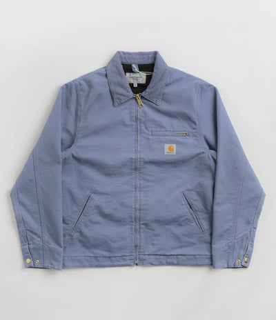Carhartt Detroit Jacket in Bay Blue and Bay Blue / Aged Canvas