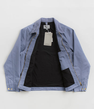 Carhartt Detroit Jacket in Bay Blue and Bay Blue / Aged Canvas