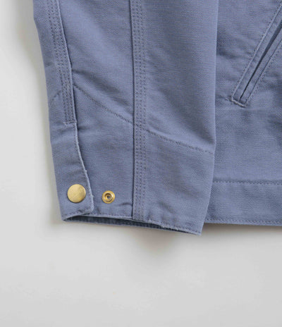 Carhartt Detroit Jacket in Bay Blue and Bay Blue / Aged Canvas