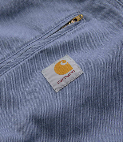 Carhartt Detroit Jacket in Bay Blue and Bay Blue / Aged Canvas