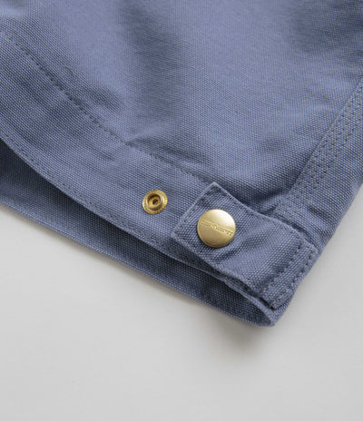 Carhartt Detroit Jacket in Bay Blue and Bay Blue / Aged Canvas