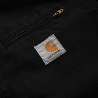Carhartt Detroit Jacket in Black and Black / Aged Canvas thumbnail