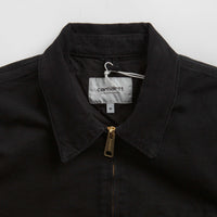 Carhartt Detroit Jacket in Black and Black / Aged Canvas thumbnail